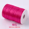Arte 20 metros No. Cuerda para tejer nudos chinos de 5 líneas, pulsera de cuerda roja DIY, cuerda para la mano, collar, colgante, cuerda de colores, cuerda para tejer