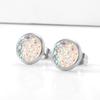 Aretes de Acero de Titanio de Alta Calidad Cielo Estrellado de Amazon, Aretes de Acero Inoxidable Modernos, Simples y Versátiles para Mujer
