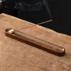 Venta directa del fabricante: Porta incienso estilo Zen, Quemador de incienso de madera de nogal, Quemador de incienso en espiral, Porta incienso para el hogar, Bandeja para incienso, Quemador de incienso simple de sándalo