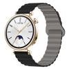 Adecuado para Correa de Reloj Huawei Gt4-6 18mm Correa de Reloj Magnética de Silicona con Hebilla Correa de Reloj Magnética de Silicona