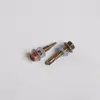 Tornillo Autorroscante con Cabeza Hexagonal y Brida Estándar Nacional Barandilla Impermeable Antirrobo Almohadilla de Goma Tornillo Autorroscante Fijaciones para Estructuras de Acero