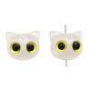 Cuentas de Animales de Dibujos Animados de Acrílico Gato Cuentas Pequeñas de León con Agujeros Rectos Accesorios para Pulseras DIY Certificado de Seguridad Infantil