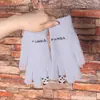 Guantes de felpa otoño e invierno guantes táctiles guantes de punto cálidos jacquard de dedo adulto lindos de dedo