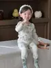 [Estilo Novo 2026] Roupa de Casa Infantil Temporada de Primavera Pijamas Amigos da Pele de Bebê Conjuntos de Casa para Meninas Atacado Personalização