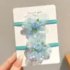 Ligas para el Cabello Lindas de Flores para Niñas para Coletas y Peinados de Moño, Dulces Bandas Elásticas para el Cabello que No Dañan el Cabello, Accesorios para el Cabello de Bebé