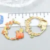 1 nuevo colgante de aleación de goteo colorido de Acción de Gracias colgante accesorios para pulsera collar diy