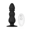 Productos para Adultos G-Spot Control Remoto Inalámbrico Plug Anal Masculino de Silicona con 10 Frecuencias de Vibración Venta al por Mayor