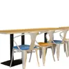 Juego de Mesa y Sillas para Comedor de Cantina, Mesa de Comedor a Prueba de Fuego para Cuatro Personas y Mesa y Sillas para Comedor de Comida Rápida para Restaurantes del Personal Escolar, Suministro Directo de Fábrica