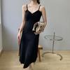 Vestido de tiras cruzadas Jiazi con temperamento femenino, Vestido de tirantes para socialités, Vestido dulce y sexy para mujeres B7188