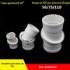 PVC Rotativo Direto 50 75 110mm Tubo de Downwater Ângulo Ajustável Junta Variável Pequeno Ângulo Conexão Rápida