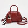Bolsa de boliche portátil para comércio exterior feminina 2025 nova primavera e verão moda textura casca bolsa all-match bolsa mensageiro feminina