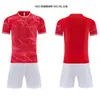 Nuevo conjunto de uniforme de fútbol para adultos, uniforme de equipo de entrenamiento de competición, camiseta de fútbol de manga corta para niños, hecho a medida con tela transpirable de secado rápido