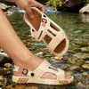 Pantuflas de Verano para Hombre Pantuflas Transfronterizas para Hombre Antideslizantes Casuales de Moda Playa Exterior Zapatos para Conducir Estilo de Hombre