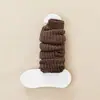 Meias empilhadas, meias femininas, estilo Y2K da moda, meias até a panturrilha, outono e inverno, antiderrapantes, quentes, de tricô, comprimento médio, polainas para botas de neve