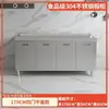 Gabinetes de Cocina de Acero Inoxidable 304, Encimeras de Cocina, un Juego Completo de Alacenas Domésticas, Gabinetes de Almacenamiento y Gabinetes