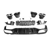Adecuado para Mercedes-Benz Clase E de Cuatro Puertas W213 Modificado y Mejorado E63 Amg Lip Trasero Deportivo Garganta de Escape Cuatro Salidas Surround Pequeño