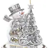 Adornos Colgantes Acrílicos Creativos, Decoraciones Navideñas, Decoraciones de Muñeco de Nieve para Árbol de Navidad, Decoraciones de Etiqueta Estilo Granja, DIY