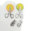 B69 tesoura pequena portátil tesoura pequena dobrável tesoura de viagem tesoura para chaveiro carregar tesoura pequena