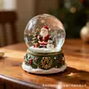 Personalización de Bola de Cristal Navideña No. 45 No. 65 No. 80 No. 100 Adornos de Bola de Agua de Resina Regalos Conmemorativos Navideños Personalización
