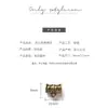 Qk086 Conector de Tres Vías Hueco DIY Aleación de Zinc Accesorios para Joyería Cadena de Suéter Pulsera Cadena para Clavícula Colgante Venta al por Mayor desde Fabricante