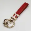 Colgante Llavero Hebilla H Forma de Diamante con Exquisitos Adornos de Diamante, Llavero con Correa de Cuero, Llavero de Coche de Moda para Hombres y Mujeres