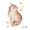 Adesivos de Tatuagem Infantis Animais Pequenos Pet Desenho Animado Meninos e Meninas Fofos à Prova d'Água Temporários para Rosto Estoque Pronto Transfronteiriço