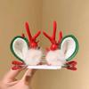 Tiara de Natal para Mulheres, Tiara Fofa com Chifres de Alce, Acessórios de Cabelo, Presilha de Natal, Presilha de Cabelo, Presilha de Cabelo, Presilha Lateral