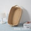 Cesta de Almacenamiento de Escritorio Prefabricada del Fabricante con Asa, Cesta de Almacenamiento para Frutas y Snacks, Cesta de Almacenamiento para Cosméticos, Cesta de Almacenamiento Tejida