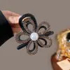 Nuevo 2024 Pinza de Flor con Cuentas Flor Estrella Diamante Completo Pinza de Flor Lujo Ligero Gama Alta Accesorios para el Cabello