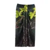 Atacado Aliexpress Primavera Nova Saia Envelope Floral Versátil de Cintura Média Feminina 4758054