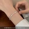Pulseira de Estrela em Prata de Lei 925 Pulseira Nicho de Luxo Leve Melhor Amiga Feminina Pulseira com Senso de Design Versátil