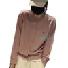 Cárdigan de Punto Suave de Cachemira con Diseño Jacquard de Dibujos Animados Little Pony, Cuello Redondo, Hebilla Metálica, Suéter Casual, Chaqueta Corta