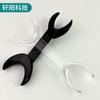 Abridor bidireccional negro dental flare desechable gancho de tracción bucal dental consumibles de clínica abridor bucal