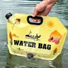 Bolsa de Agua Plegable Portátil para Exteriores, Gran Capacidad, Engrosada, Bolsa de Almacenamiento de Agua para Acampar de Grado Alimenticio, Bolsa de Plástico para Almacenamiento de Agua en Festivales de Música