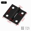 Bisagra Pequeña Negra Cromada Transfronteriza para Puerta de Gabinete Apertura Plana Micro Mini Bisagra 1 pulgada 2 pulgadas 4 pulgadas Acero Inoxidable Bisagra de Apertura Plana