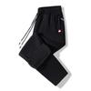 Pantalones de papá para hombre otoño e invierno nuevos pantalones casuales elásticos para hombre otoño mediana edad y ancianos otoño pantalones para hombre forrados de felpa engrosados