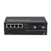 1 Juego Color: Material Negro: Hierro Enchufe de EE. UU. CA 110V 1 Pieza Gigabit Ethernet Fibra Switch SC