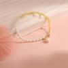 Pulsera de Perlas de Agua Dulce de Piedra Natural Moda Artística Retro Versátil para Viajeras Joyería para Damas