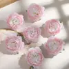 Y Cabeças de Flores de Peônia Artificiais, Acessórios de Cabelo DIY Feitos à Mão, Decorações para Caixas de Flores, Arranjos Florais para Casamento e Casa, Decorações de Casamento