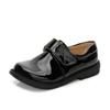 Zapatos de Cuero Blanco y Negro para Niños 2025 Primavera y Otoño Nuevos Zapatos de Vestir para Bebé Zapatos de Rendimiento para Estudiantes Niños Medianos y Mayores Zapatos para Niños