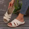 Pantuflas de Mujer Modernas y Versátiles para Faldas Verano 2026 Nuevo Estilo Europeo y Americano Sandalias Ultraligeras Simples de Suela Gruesa que Aumentan la Altura
