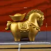 Latão Maciço Yuanbao Atração de Riqueza e Reunião de Tesouros Ornamento Deus da Riqueza Bacia de Tesouro Barras de Ouro e Prata Grandes e Pequenas Presente de Inauguração Artesanato