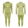 Nuevo Conjunto Deportivo de Lana Merino Cálido de Secado Rápido para Otoño e Invierno para Mujeres, Conjunto Deportivo Outdoor de Manga Larga que Absorbe la Humedad y Seca Rápido para Hombres