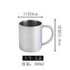 Copo de Cerveja de Aço Inoxidável 304 Atacado Copo de Água para Restaurante Copo Coreano Copo de Água para Jardim de Infância Copo para Gargarejo Copo de Chá Copo com Escultura