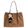 Bolso Tote con Estampado de Leopardo Transfronterizo para Mujer, Nuevo Estilo Otoño 2025, Elegante y con Estilo, Bolso Retro de Lujo Ligero para Hombro o Axila