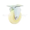 Rueda Blanca de Nylon de Tamaño Mediano Personalizada 3 Pulgadas 4 Pulgadas 5 Pulgadas Rueda Giratoria para Carros, Carros Plataforma, Ruedas de Nylon, Ruedas para Equipos