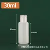 Garrafas de PE Semitransparentes com Tampa Plástica Flip-Top em Estoque, 30ml, 50ml, 100ml Tampa Borboleta Garrafas Dispenser de Líquido Cosmético