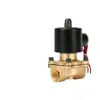 Válvula solenoide de latón válvula de agua AC220V interruptor normalmente cerrado válvula de cobre válvula de control 4 minutos 6 minutos 1 pulgada tubería de agua válvula electrónica
