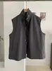 KEKEZOON 2026 Otoño Nuevo Estilo Coreano Holgado Cuello Alto Sin Mangas Casual Ropa de Trabajo Chaleco para Mujer 8850