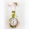 Reloj de Enfermera para Mujer Impermeable Reloj Colgante con Pin Simple Reloj de Bolsillo de Silicona Estudiante Prueba de Batería Reloj de Bolsillo para el Pecho de Doctor